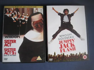 £5.49 • Buy Sister Act / Sister Act 2 / Jumpin' Jack Flash (dvd) Whoopi Goldberg  , Region 2