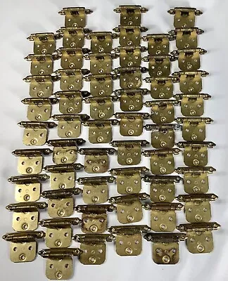 AMEROCK 7128 Hinges Lot Of 58 With Brass Screws Soft-Close Cabinet Vintage • $58.99