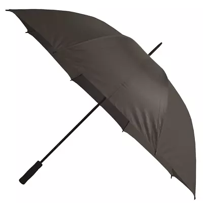 5 Ft. Golf Umbrella In All Black Firm Straight Grip Large Manual Canopy • $10.99