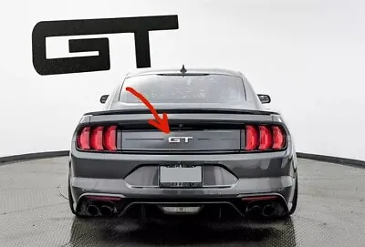 Rear Trunk Lid Emblem Badge Logo For 2015-2023 Mustang GT | Blackout Look • $21.99