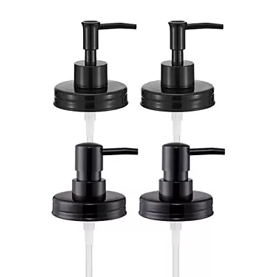 Regular Mouth Mason Jar Soap Dispenser Pumps And Lids Kitchen Bathroom Decor • $14.99