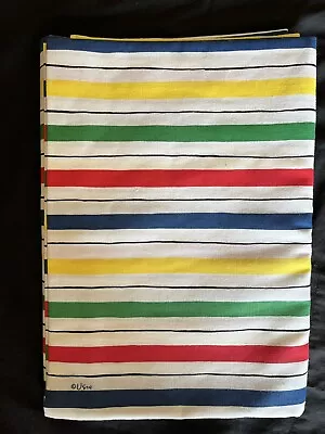 Vintage 1979 Vera Cabana Stripe  60 X 84 Oblong Tablecloth • $49.99