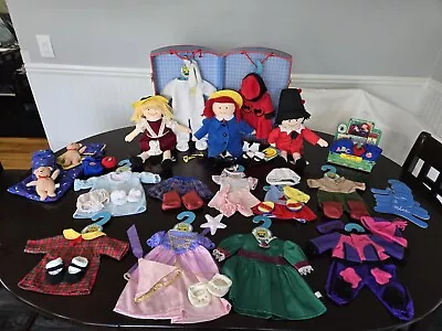 Vintage Madeline Nicole Pepito 15  Doll Paris Ragdoll Plush HUGE LOT Clothes • $199.98