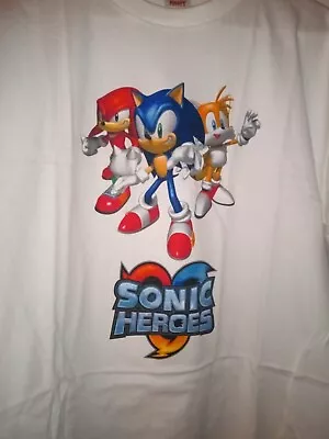 Vintage Sega Sonic Heroes Video Game Promo  T Shirt Size XL  • $99.99