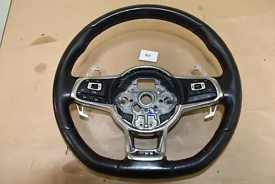 15-18 VW Golf GTI Flat Bottom Sport Steering Wheel Red Stitch N6 R • $249.95