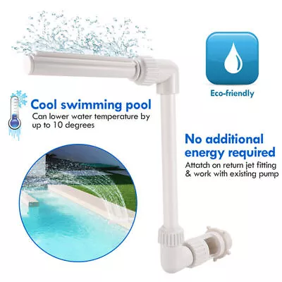 Swimming Pool Waterfall Spray Fountain Sprinkler Above Inground Garden Pond SPA • $29.63