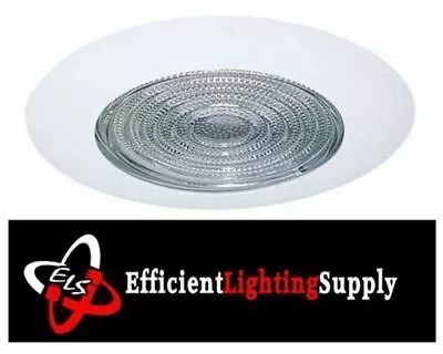 6  Inch Recessed Can Light Shower Trim Clear Glass Fresnel Lens 09-6tfres • $6.45