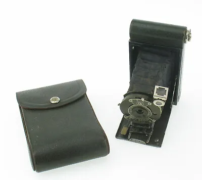 Kodak Boy Scout 30s Folding Camera With Case Scout Olive Green Photo Photo Vintage • £153.72