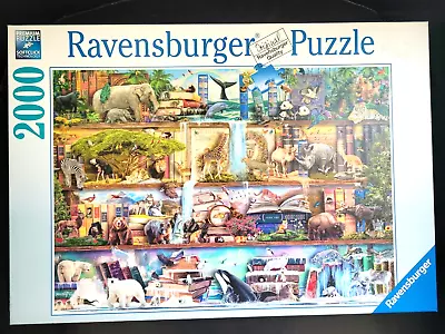 Ravensburger 2000 Piece Jigsaw Puzzle -  Wild Kingdom Shelves  - Aimee Stewart • $14.95