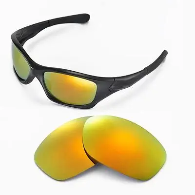 $16.99 • Buy New Walleva Polarized 24K Gold Replacement Lenses For Oakley Pit Bull Sunglasses