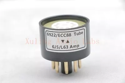 1Piece Gold 6922 ECC88 Instead 6J5 L63 Tube Converter Adapter  • $9.90