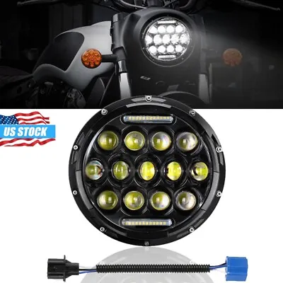 1PCS 7  LED Headlight Projector For Suzuki Marauder VZ 800 1600 Savage LS 650 • $32.99