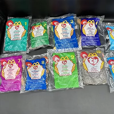 McDonalds TY Teenie Beanie Babies Happy Meal Toys COMPLETE SET OF 12 SEALED • $69