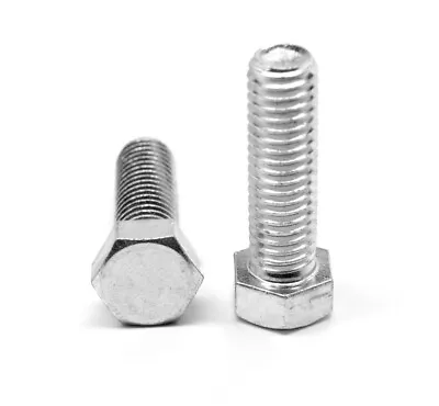 M8 X 1.25 X 40 MM (FT) Coarse Class 8.8 Hex Cap Screw (Bolt) Zinc Plated • $26.62