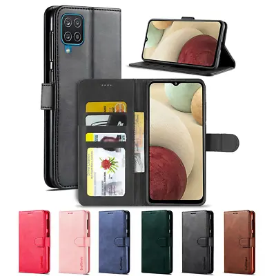 For Samsung Galaxy A22 A12 A32 A53 A52S A72 A42 Wallet Case Flip Leather Cover • $10.98