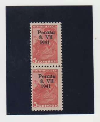 Estonia.1941 German Occupation.pernau 5k..abart.groser 9.sign.eo Vaher.mnh** • $14.99