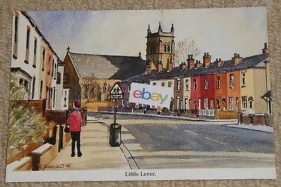 £5 • Buy Little Lever Bolton Hospice Postcard Painting By Brian Barlow