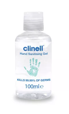 Clinell Hand Sanitising Alcohol Gel 100ml Flip Top Bottle • £4.99