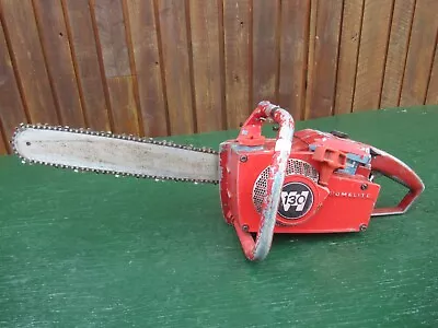 Vintage HOMELITE 130 Chainsaw Chain Saw With 15  Bar • $129.99