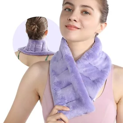 Microwavable Heating Pad For Neck Pain Handsfree Neck Warmer For Stress Pain Rel • $24.26