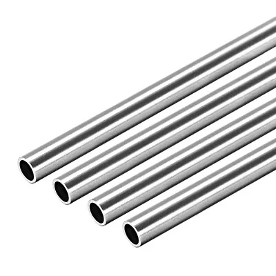 304 Stainless Steel Round Tubing 7mm OD 0.8mm Wall Thickness 250mm Length 4 Pcs • $14.89