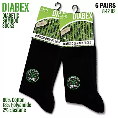 Diabex (DIABETIC BAMBOO Socks For Man) 6 PAIRS • $14