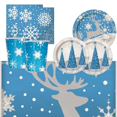 £2.75 • Buy Reindeer & Snowflake Christmas Party Supplies Tableware, Balloon, Decorations