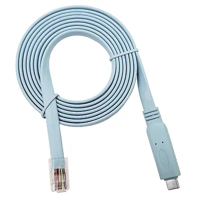 Cisco Compatible Console Cable 6ft FTDI USB To RJ45 (Type-C) • $12.99