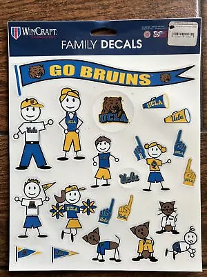 UCLA Bruins Vinyl Die-Cut Sticker Set / Decal 8x9 Sheet *Free Shipping • $10.19