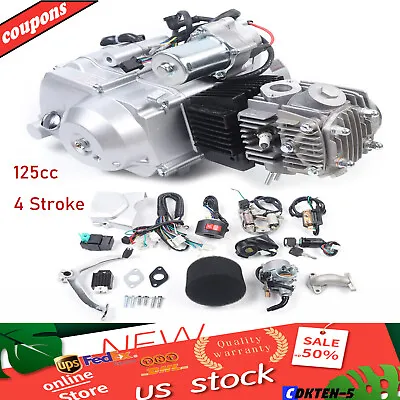 125CC Engine Motor Semi Auto Reverse ATV QUAD BUGGY GO KART 4 WHEELERS COOLSTER • $312.55