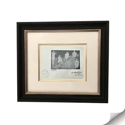 Henri Matisse Original Signed Print The Music 1910 Vintage From 1937 • $68