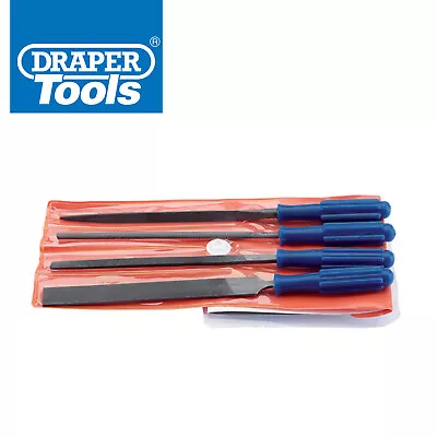 £7.49 • Buy Draper 14184 - 4 Piece Warding Hand Metal File Tool Set For Metalworking 100mm