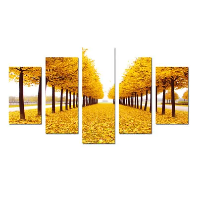 Autumn Tree Maple Leaf Landscape Canvas Print Wall Art Picture Poster Home Decor • $137
