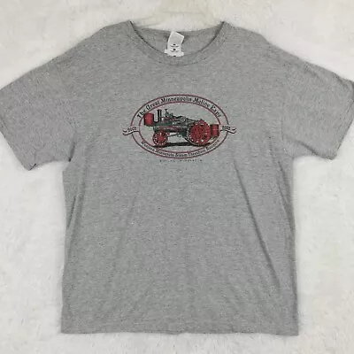 Vintage Great Minneapolis Moline Expo Mens T-Shirt Steam Threshers 2002 Gray XL  • $16.24