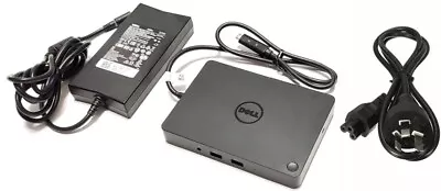 Dell WD15 K17A Docking Station 4K FHD HDMI USB C Mini DP W/ 180W AC ADAPTER • $60