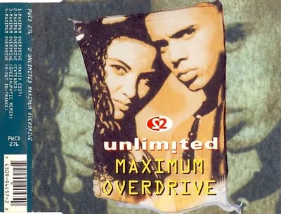 (138) 2 Unlimited– 'Maximum Overdrive'-Rare UK PWL Euro House CD Single 1993-New • £9.99