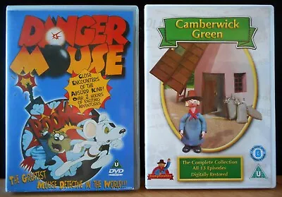 £5.99 • Buy CHILDRENS DVD X2 - Danger Mouse 2hrs + Camberwick Green Complete