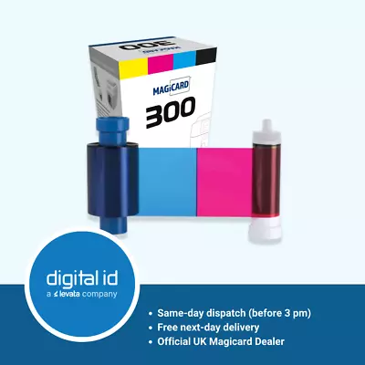 Magicard MC300YMCKO/3 YMCKO Printer Ribbon - 300 Prints • £72