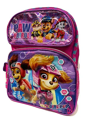 Paw Patrol Girl Pup 16  Large School Backpack(Brand New/Authentic) • $29.99