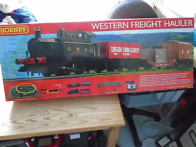 Hornby  R1205 Western Freight Hauler Electric Train Set HARDLY USED  Boxed • £80