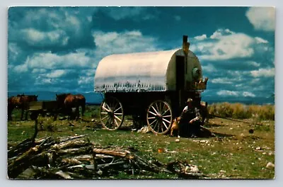 Cookie & His Chuck Wagon On The Range Vintage Postcard 0746 • $6.98
