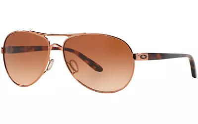 OAKLEY OO 4079-01 Feedback Tortoise Rose Gold / VR50 Brown Sunglasses • $99.99