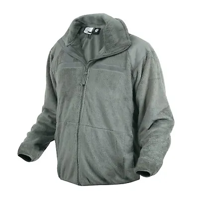 Military Style Polar Fleece Jacket ECWCS Gen III Liner Army Navy Police GREEN • $53.99