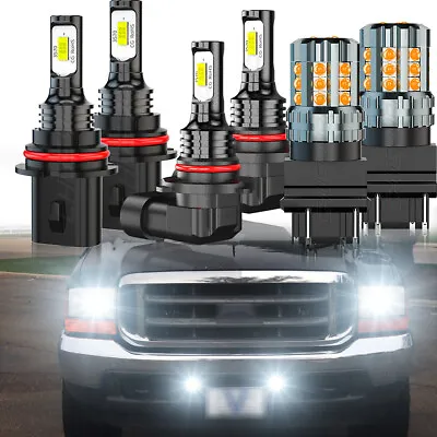 For For Ford F250 F350 Super Duty 2001-2004 LED Headlight+Turn Signal+Fog Lights • $39.99