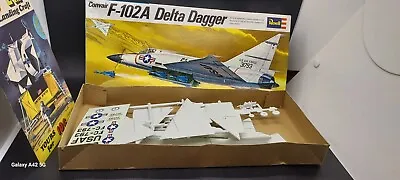 Vintage 1969 Revell Convair F-102A Delta Dagger Model Kit H-130:130 • $20