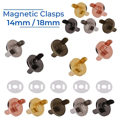 £2.59 • Buy Metal Magnetic Handbag Bag Clasps Buttons Snaps Fasteners Poppers For Bag Making