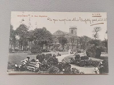 1904 Postcard St Mary Magdalene Church Holloway London Charles Martin Posted • £1.50