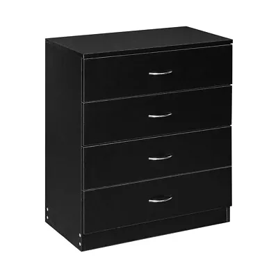 Modern Simple 4-Drawer Dresser Chest Clothes Storage Modern Bedroom Cabinet Wood • $84.89