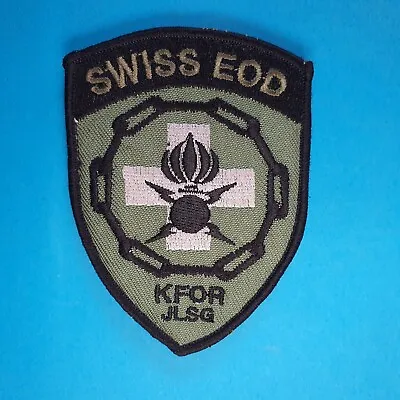 Switzerland Swiss EOD JLSG Joint Logistics Support Group KFOR Badge Patch • $9.99