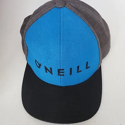 $10.72 • Buy Oneill Men Hat OS Snapback Adjustable Strap Blue Gray Embroidered Spellout